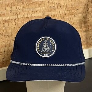Melin Hydro Coronado Snapback Mesh Back Hat Blue Rope‎ Size Small 3D Logo